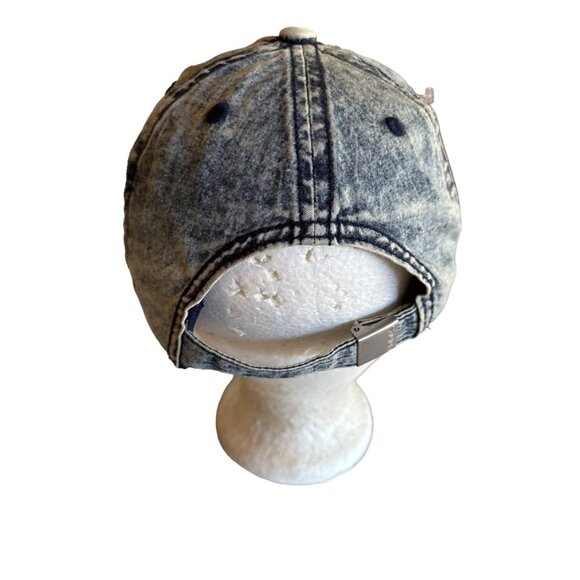 Adidas Stone Washed Denim Hat Cap Adjustable Hat Cap - Picture 3 of 7